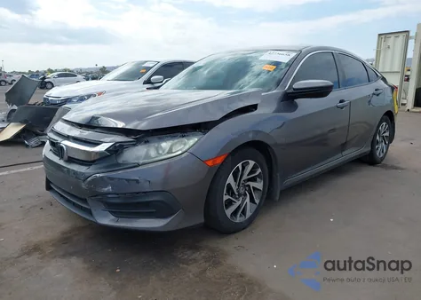 2017 Honda Civic Ex z USA, uszkodzony, nr VIN 2HGFC2F76HH550250